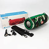 Недорогі портативні колонки TG642, Bluetooth стерео колонка з радіо, Міні-колонки з підсвічуванням XB-45, фото 7