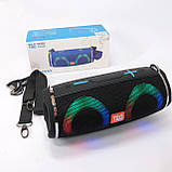 Колонка на акумуляторі маленька TG642, Bluetooth колонка з led підсвічуванням Стерео переносна ZW-85, фото 7