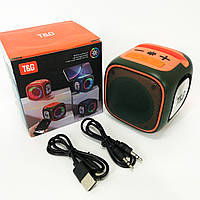 Портативна колонка bluetooth стерео, Bluetooth колонка з красивим підсвічуванням, Блютуз аудіо приймач ZI-81