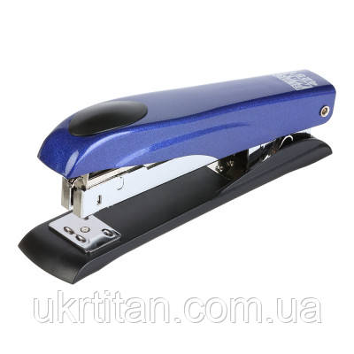 Оригінал! Степлер Buromax металевий, до 50 аркушів, (скоби №23, 24, 26), 167 х 36 х 57 мм, синій (BM.4251-02) - Вища Якість!, фото 1