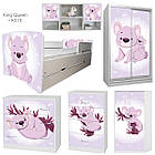 Ліжко для дівчинки Соня, дитячі меблі King Queen, фото 5