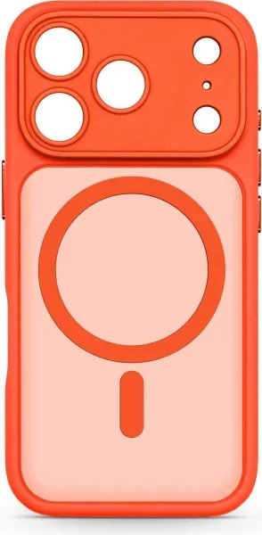 Чохол-накладка ArmorStandart Lush MagCase для Apple iPhone 17 Pro Orange (ARM87492), фото 1