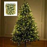 Оригінал! Світлодіодна гірлянда на 50 метрів зелена 500 лампочок жовта - Вища Якість!, фото 2