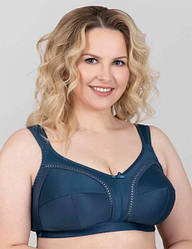 Бюстгальтер Milavitsa синій 124040 (без каркасів, без кісточок)