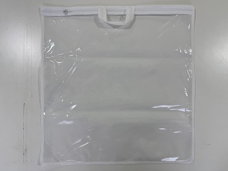 Упаковка для подушки, домашнього текстилю (60х60 см, ПВХ 90, біла, 10 шт/упаковка), фото 1