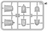Пластикова модель 1/35 MiniArt 35586 комплект мішків, фото 2