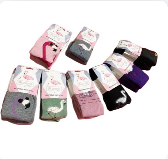 Колготи для дівчаток махрові теплі ( розміри 92–164 см)