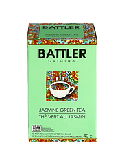 Чай зелений Battler Original Jasmine Green Tea 20 пірамідок 40 г цейлонський з жасмином