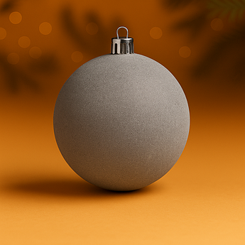 Ялинкова куля оксамитова світло-червона 15 см | кругла гладка новорічна іграшка | святковий декор | поштучно | 8 кольорів Светло-с