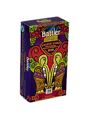 Чай чорний Battler Golden Giant Шипшина Малина та Каркаде 25 пакетиків 50 г цейлонський ароматний
