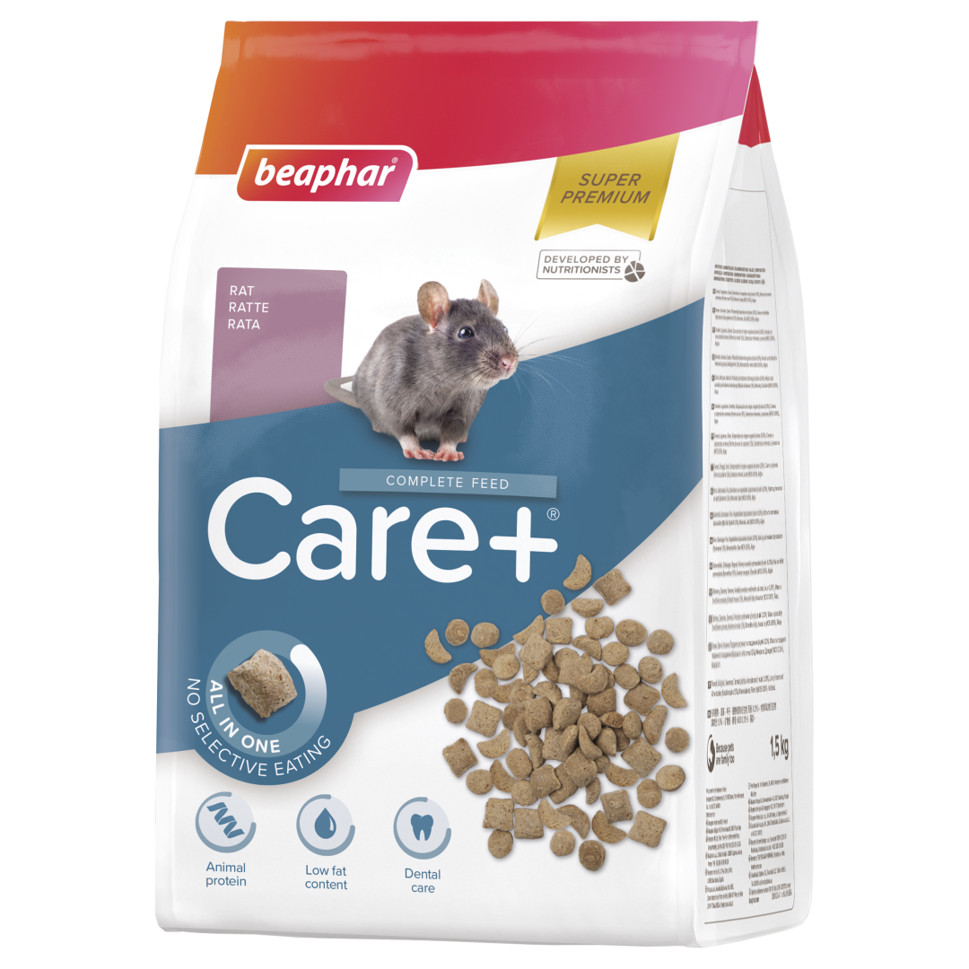 Beaphar Care + Повноцінний екструдований корм для щурів - 1,5 кг