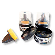 Крем для взуття World чорний 55 мл, фото 5