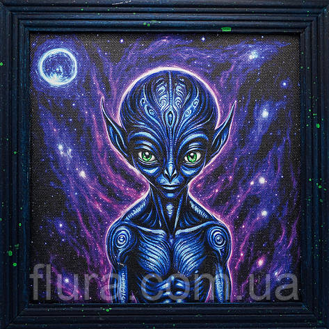 Картина для дому настінна авторська, містична 20×20 см / Картини на стіну для декору, фото 1