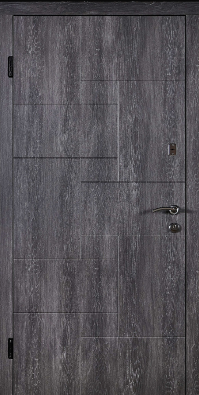 Двері вхідні Наші Двері ПОРТА ПВХ Ескада 26 Дуб шато  960х2050 мм