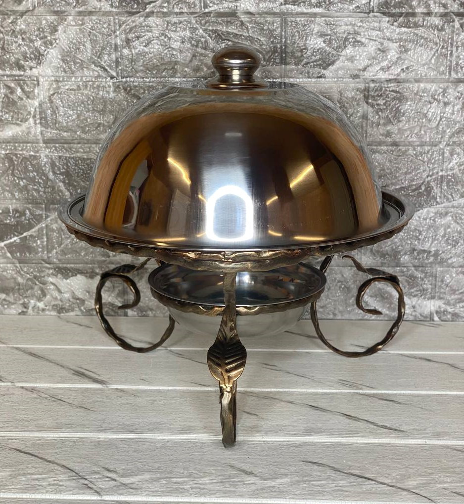 Садж Люкс золото для шашлику 36 см, фото 1