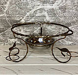 Садж Люкс золото для шашлику 36 см із соусницями, фото 5