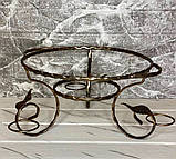 Садж Люкс золото для шашлику 36 см із соусницями, фото 6