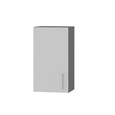 Кухонний модуль Оптіма Верх В01-400 Антрацит/Німфея Альба (Білий) 400х296х720 мм (DTM-071430)