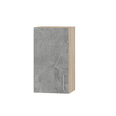 Кухонний модуль Оптіма Верх В01-400 Дуб Сонома/Бетон 400х296х720 мм (DTM-071446)