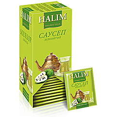 Чай зелений Halim Family Tea Саусеп 25 пакетиків ароматний цейлонський у конвертах