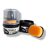 Крем для взуття World чорний 55 мл, фото 2