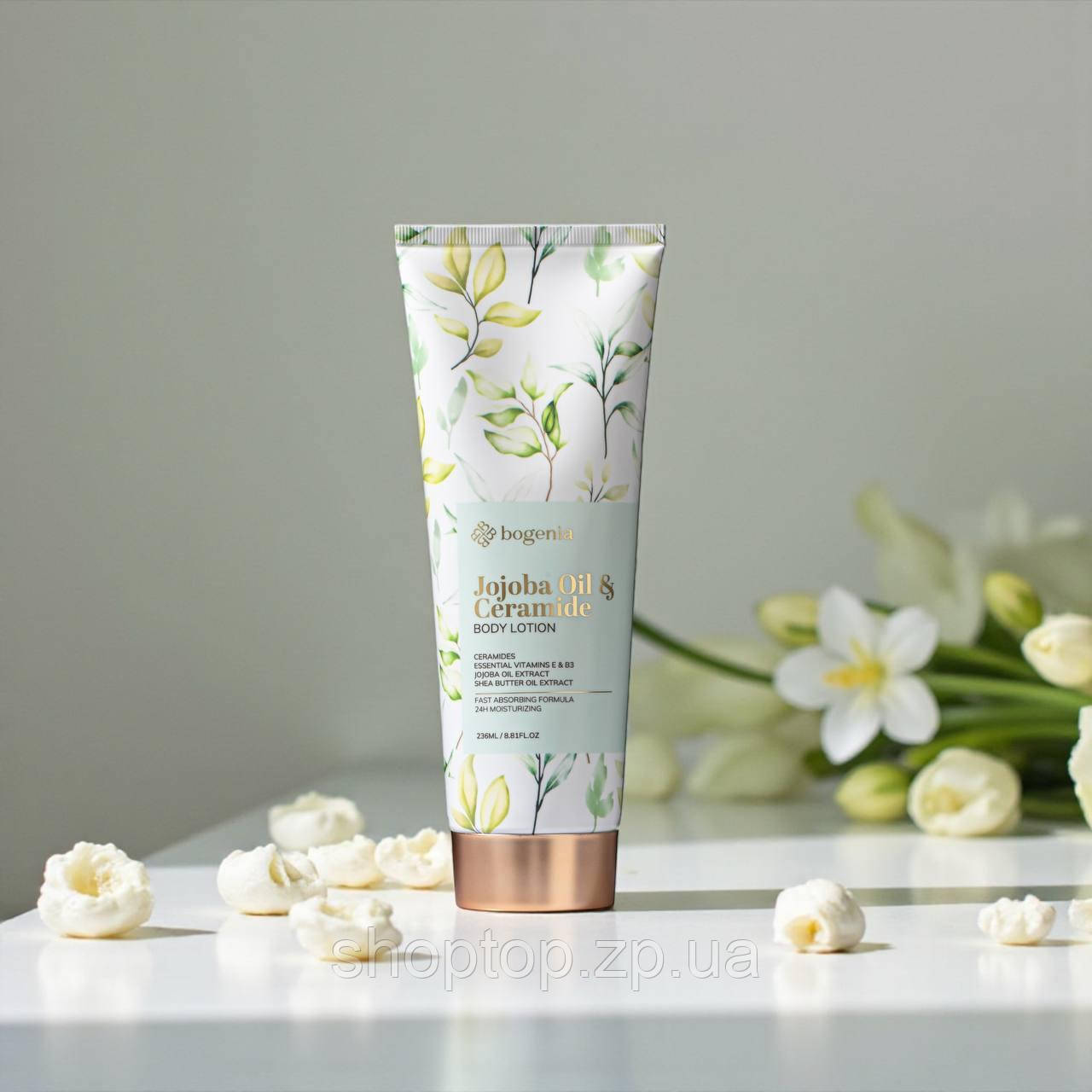 Лосьйон для тіла Jojoba Oil & Ceramide Body Lotion Bogenia, фото 1