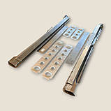 Пороги зовнішні +підсилювачі + з"єднувачі ВАЗ 2109,21099,2115 комплект 8 частин Украина, фото 3