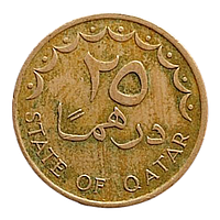 Катар 25 дирхамiв, 1976