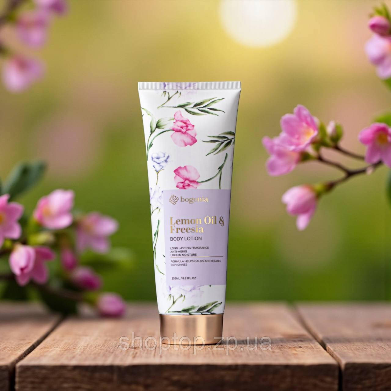 Лосьйон для тіла Lemon Oil & Freesia Body Lotion Bogenia, фото 1