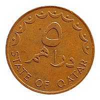 Катар 5 дирхамiв, 1978