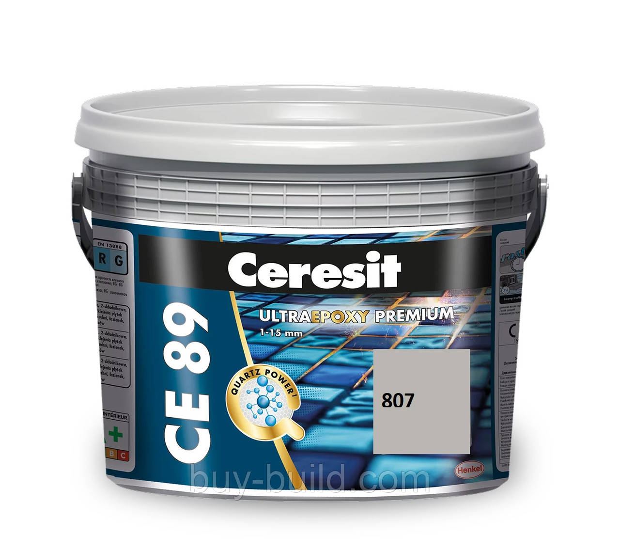 Фуга Ceresit CE 89 2.5кг сіра перлина (807), фото 1