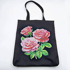 Набір для вишивки бісером Шопер "Троянди", 38х42 см