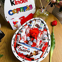 Киндер сюрприз подарочный набор, Подарок девушке жене, Сладкие подарочные боксы, Детские сладкие подарки