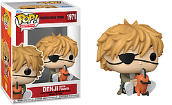 Фігурка Funko Pop Людина бензопила Денджі з Почита Chainsaw Man Dengi with Pochita10 см FP CM DP 1971