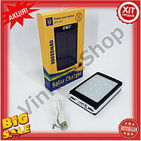 Повербанк Solar UKC 90000 mAh з ліхтарем сонячний портативний зарядний пристрій Power Bank для телефону, планшета, гаджетів