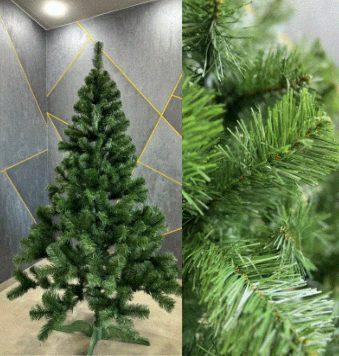 Ялина ПВХ 200 см Класична Карпатська, ялинка штучна зелена 2 м, Новинка 2025