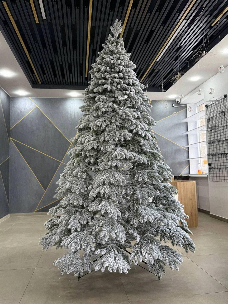 Ялина лита 210 см Версаль Преміальна, ялинка штучна засніжена 2,1 м, Відео-огляд, Новинка 2025