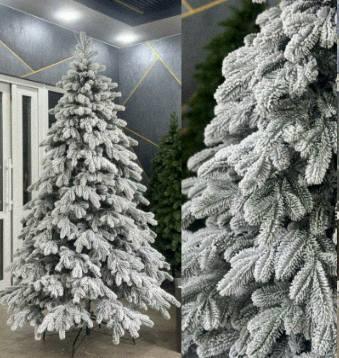 Ялина лита 180 см Елітна Преміальна, ялинка штучна засніжена 1,8 м, Відео-огляд, Новинка 2025