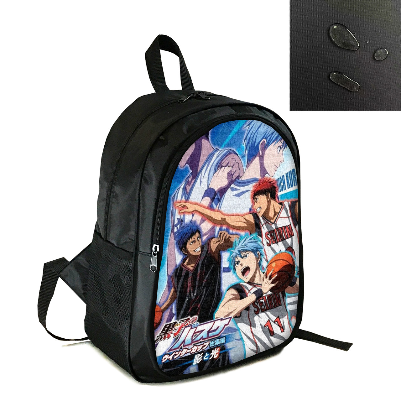Рюкзак міський/шкільний 38×28см з принтом Аніме Баскетбол Куроко/kuroko no basuke дитячий, підлітковий, чоловічий, жіночий (4110), фото 1