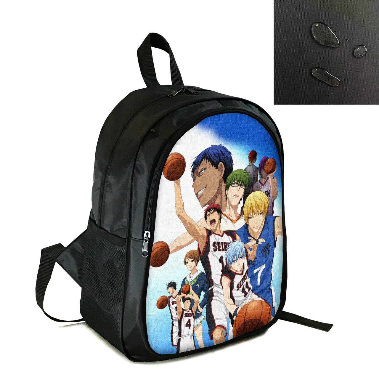 Рюкзак міський/шкільний 38×28см з принтом Аніме Баскетбол Куроко/kuroko no basuke дитячий, підлітковий, чоловічий, жіночий (4111), фото 1