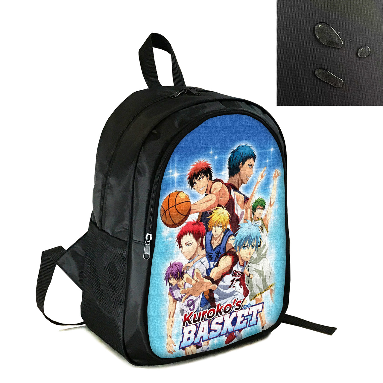 Рюкзак міський/шкільний 38×28см з принтом Аніме Баскетбол Куроко/kuroko no basuke дитячий, підлітковий, чоловічий, жіночий (4113), фото 1