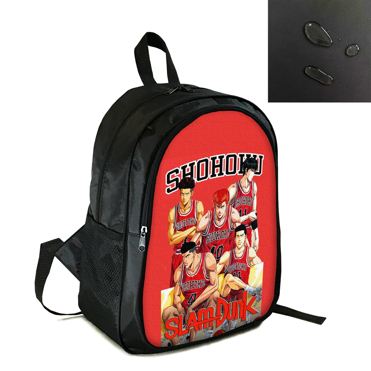 Рюкзак міський/шкільний 38×28см з принтом Аніме Коронний кидок/Slam Dunk дитячий, підлітковий, чоловічий, жіночий (4114), фото 1