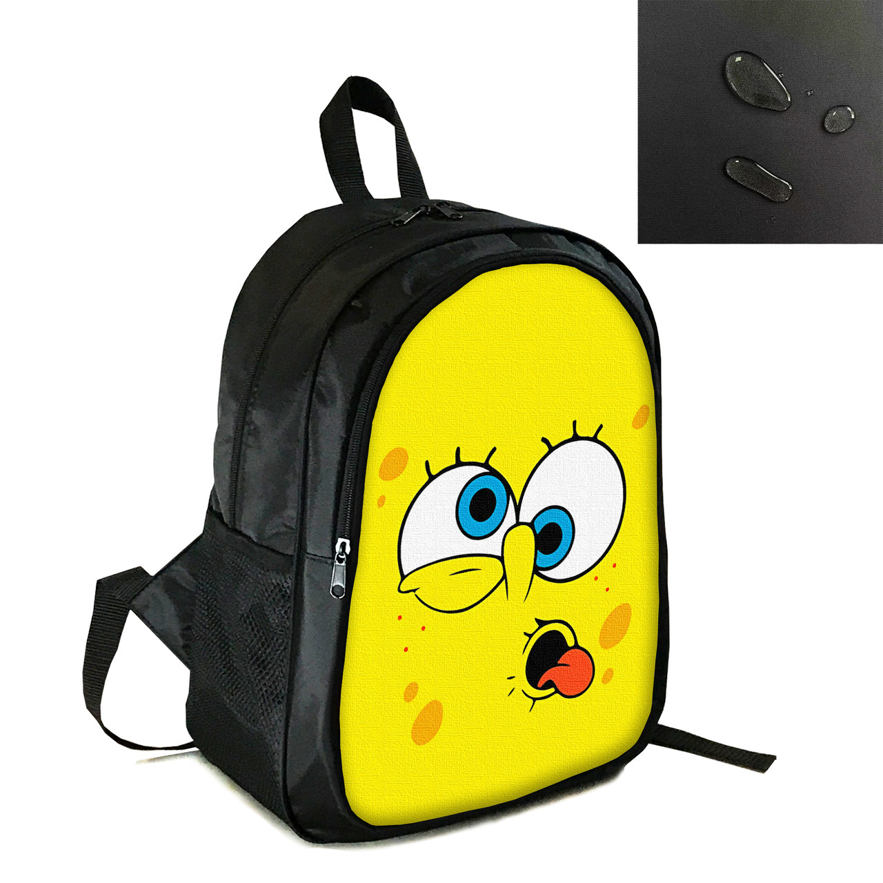 Рюкзак міський/шкільний 38×28см з принтом Губка Боб дитячий, підлітковий, спортивний (4122), фото 1