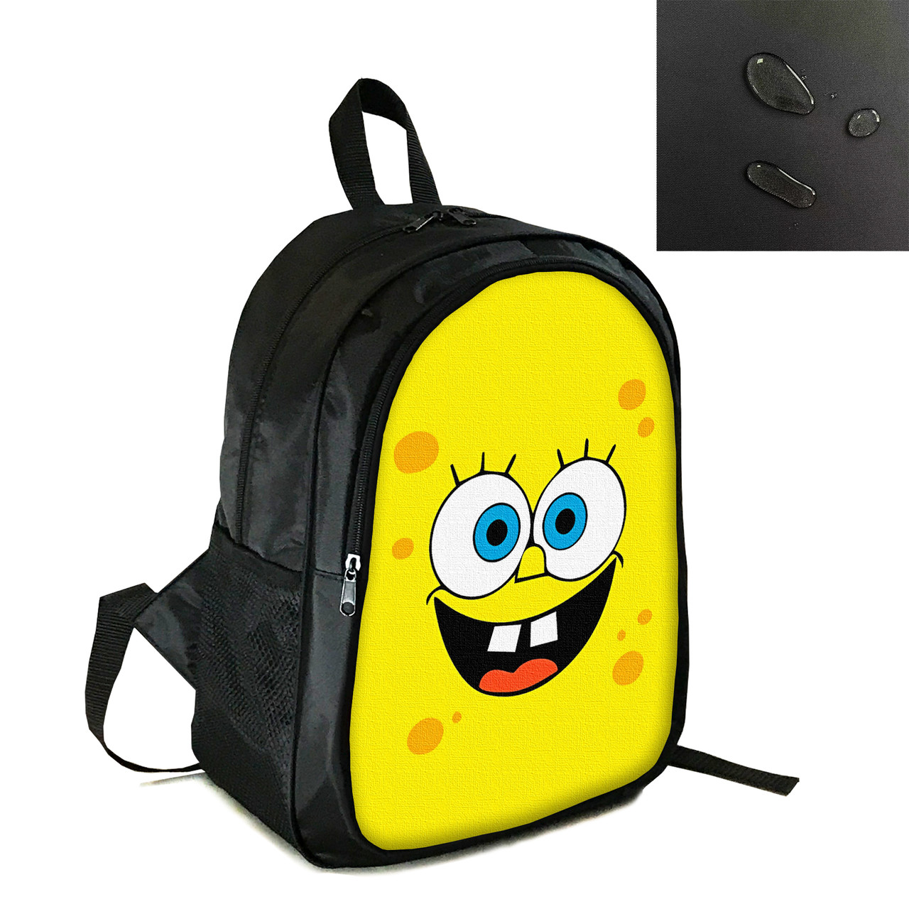 Рюкзак міський/шкільний 38×28см з принтом Губка Боб дитячий, підлітковий, спортивний (4123), фото 1