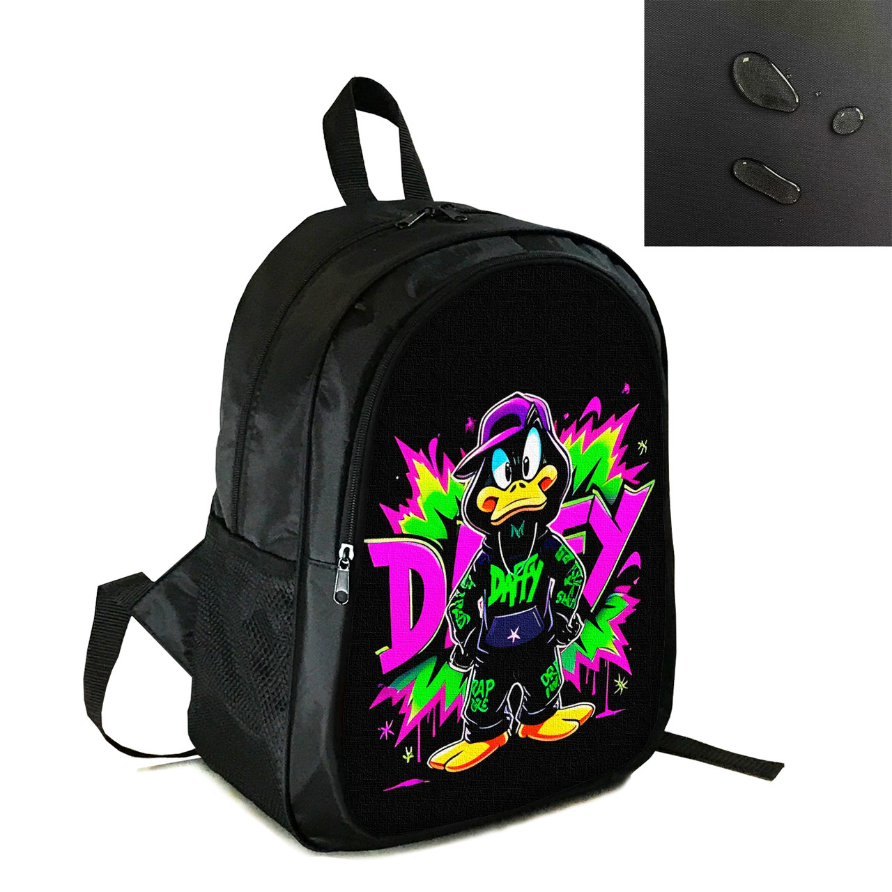 Рюкзак міський/шкільний 38×28см з принтом Дональд Дак дитячий, підлітковий, спортивний (4128), фото 1