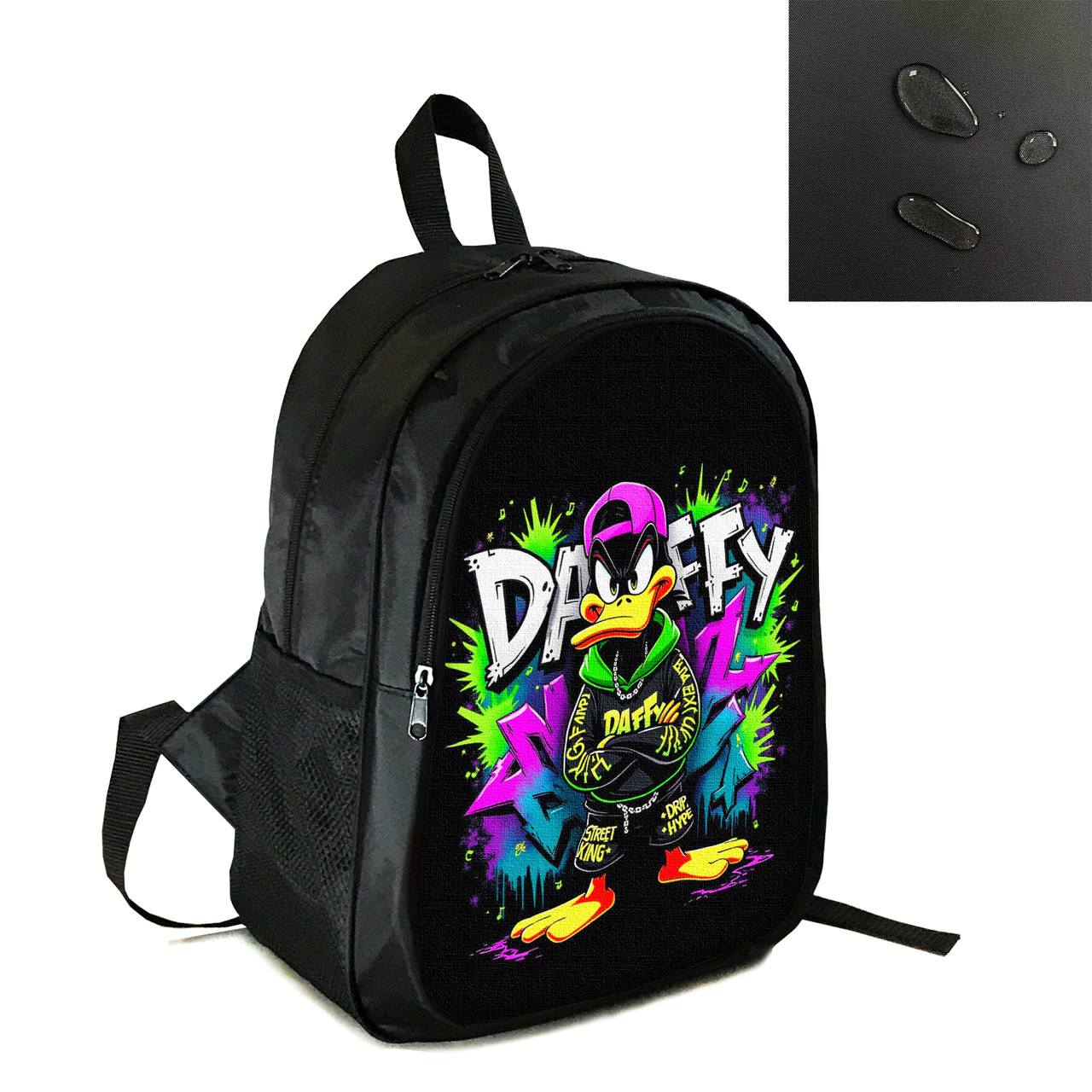 Рюкзак міський/шкільний 38×28см з принтом Дональд Дак дитячий, підлітковий, спортивний (4130), фото 1