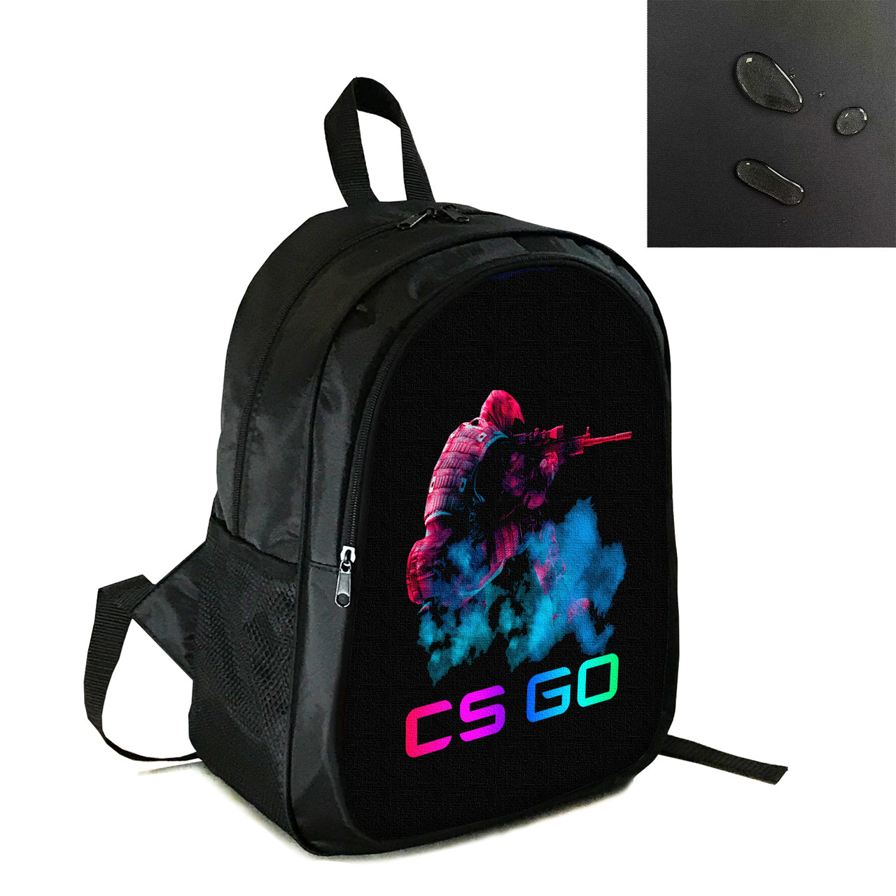 Рюкзак міський/шкільний 38×28см з принтом CS:GO/Counter-Strike дитячий, підлітковий, спортивний (4134), фото 1