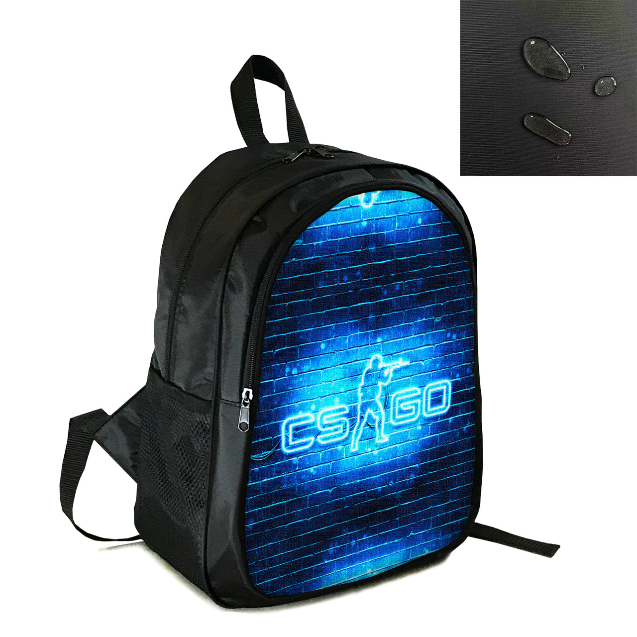 Рюкзак міський/шкільний 38×28см з принтом CS:GO/Counter-Strike дитячий, підлітковий, спортивний (4136), фото 1