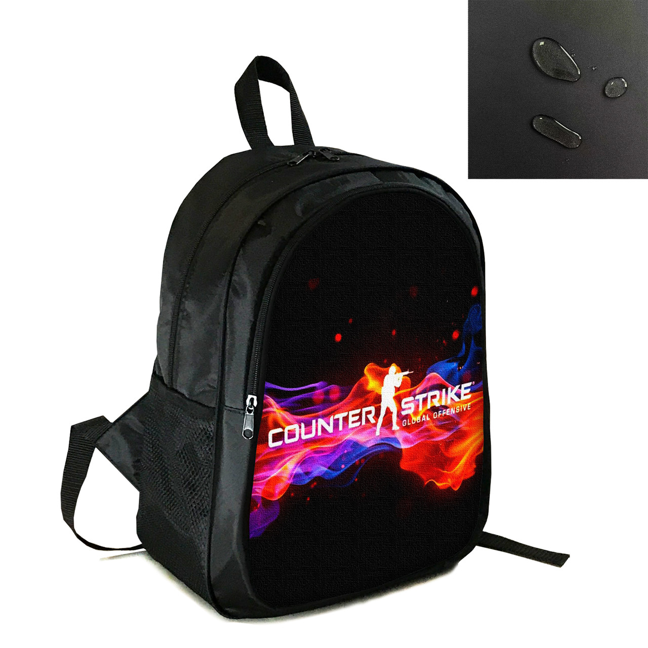 Рюкзак міський/шкільний 38×28см з принтом CS:GO/Counter-Strike дитячий, підлітковий, спортивний (4137), фото 1