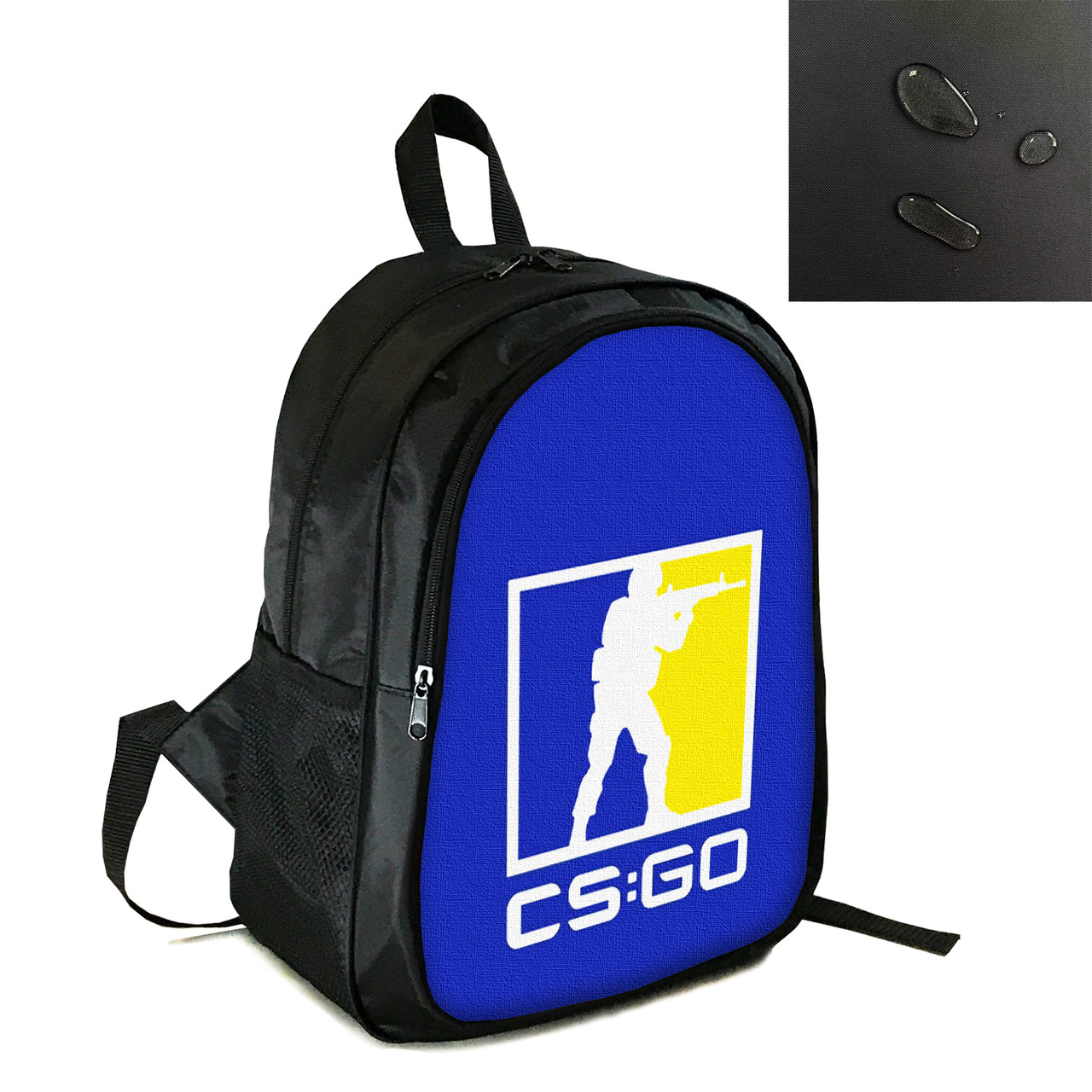 Рюкзак міський/шкільний 38×28см з принтом CS:GO/Counter-Strike дитячий, підлітковий, спортивний (4138), фото 1